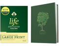 NLT Life Application Study Bible, Third Edition, Large Print (Red Letter, Hardcover) - Hardcover
