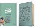 NLT the One Year Bible for Women (Leatherlike, Birdsong Teal) - Imitation Leather