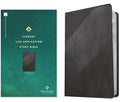 NLT Student Life Application Study Bible, Filament Enabled (Leatherlike, Charcoal Gray Striped, Red Letter) - Imitation Leather