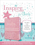 Inspire Bible for Girls NLT (Leatherlike, Pink): The Bible for Coloring & Creative Journaling - Imitation Leather