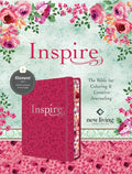 Inspire Bible Nlt, Filament Enabled (Hardcover Leatherlike, Pink Peony) - Imitation Leather