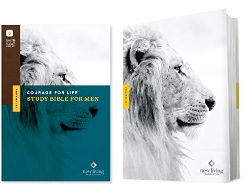 NLT Courage for Life Study Bible for Men, Filament Enabled (Hardcover) - Hardcover