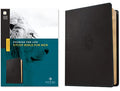 NLT Courage for Life Study Bible for Men, Filament Enabled (Leatherlike, Onyx Lion) - Imitation Leather
