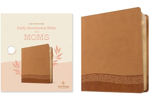 Dayspring Daily Devotional Bible for Moms, NLT (Leatherlike, Camel) - Imitation Leather