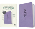 NLT Giant Print Premium Value Bible, Filament Enabled (Leatherlike, Lavender Vine) - Imitation Leather