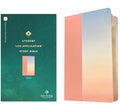 NLT Student Life Application Study Bible, Filament Enabled (Leatherlike, Ombre Pink, Red Letter) - Imitation Leather