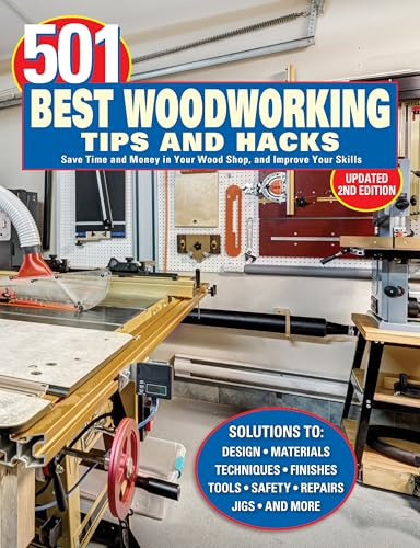 501 Best Woodworking Tips and Hacks: Save Time and Money in Your Wood Shop, and Improve Your Skills - Paperback