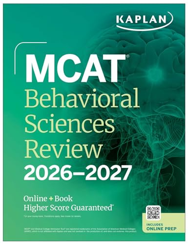 MCAT Behavioral Sciences Review 2026-2027: Online + Book - Paperback