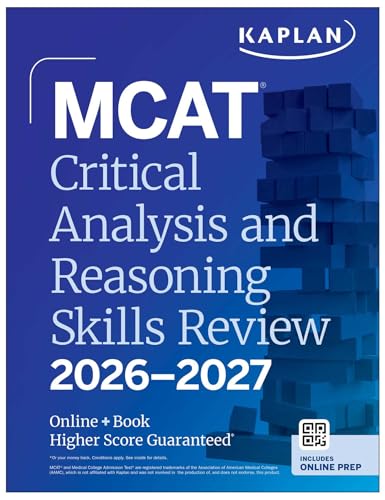 MCAT Critical Analysis and Reasoning Skills Review 2026-2027: Online + Book - Paperback