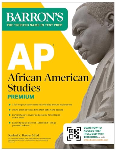 AP African American Studies Premium, First Edition: Prep Book with 3 Practice Tests + Comprehensive Review + Online Practice (2026) - Paperback