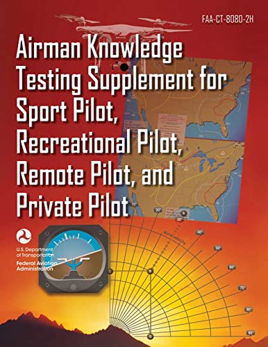 Airman Knowledge Testing Supplement for Sport Pilot, Recreational Pilot, Remote Pilot, and Private Pilot (Faa-Ct-8080-2h) - Paperback