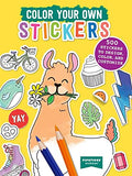 Color Your Own Stickers: 500 Stickers to Design, Color, and Customize - Paperback