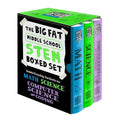 The Big Fat Middle School Stem 3-Book Boxed Set: Includes Everything You Need to Ace Math, Science, and Computer Science and Coding - Paperback