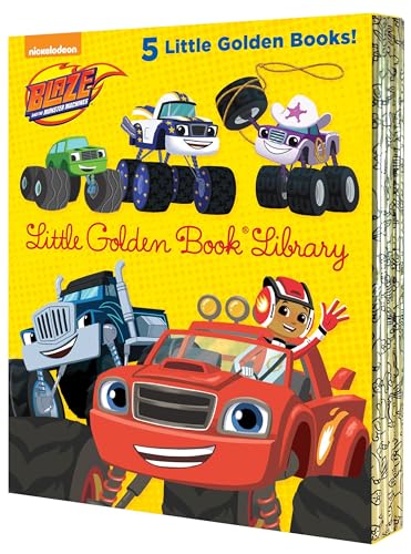 Blaze and the Monster Machines Little Golden Book Library -- 5 Little Golden Books: Five of Nickeoldeon's Blaze and the Monster Machines Little Golden - Hardcover