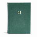 CSB He Reads Truth Bible, Evergreen Cloth Over Board Indexed: Black Letter, Wide Margins, Notetaking Space, Reading Plans, Sewn Binding, Two Ribbon Ma - Hardcover