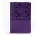 KJV Large Print Personal Size Reference Bible, Purple Leathertouch Indexed - Imitation Leather