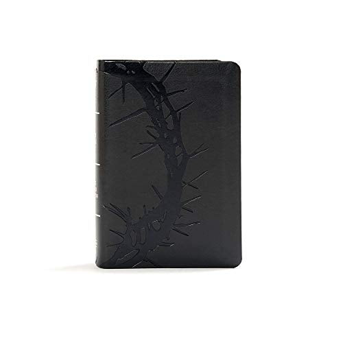 KJV Large Print Compact Reference Bible, Charcoal Leathertouch - Imitation Leather