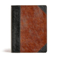 CSB Tony Evans Study Bible, Black/Brown Leathertouch: Study Notes and Commentary, Articles, Videos, Easy-To-Read Font - Imitation Leather