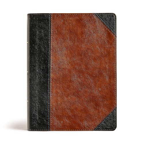 CSB Tony Evans Study Bible, Black/Brown Leathertouch: Study Notes and Commentary, Articles, Videos, Easy-To-Read Font - Imitation Leather