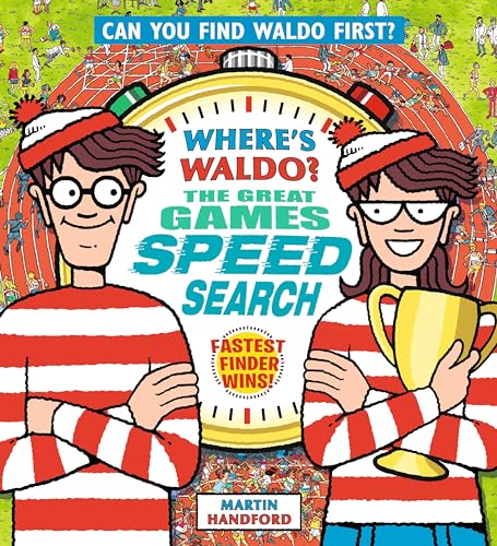 Where's Waldo? the Great Games Speed Search: (A Hidden Object Activity Book That Lays Flat for Head-To-Head Competition with Friends & Family - A Perf - Hardcover
