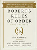 Robert's Rules of Order Newly Revised, 12th Edition - Hardcover