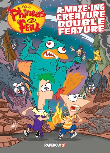 Phineas and Ferb's A-Maze-Ing Creature Double Feature - Hardcover