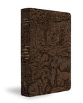 KJV Majestic Illuminated Bible (Brown Leatherluxe) - Leather