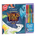 Klutzpress Wings of Fire Stained Glass Art - Hardcover