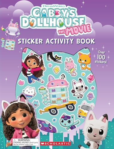 Gabby's Dollhouse: The Movie (Gabby's Dollhouse: Sticker Activity Book with Shiny Stickers) - Paperback