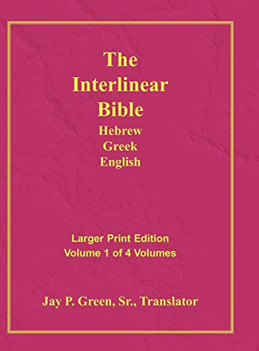 Interlinear Hebrew Greek English Bible-PR-FL/OE/KJ Large Pring Volume 1 - Hardcover