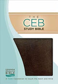 Study Bible-Ceb - Bonded Leather