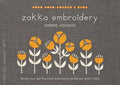 Zakka Embroidery: Simple One- And Two-Color Embroidery Motifs and Small Crafts - Paperback