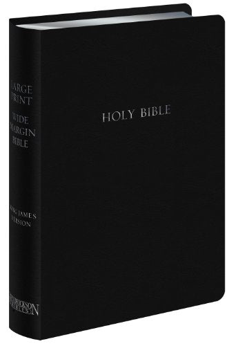 Large Print Wide Margin Bible-KJV - Bonded Leather