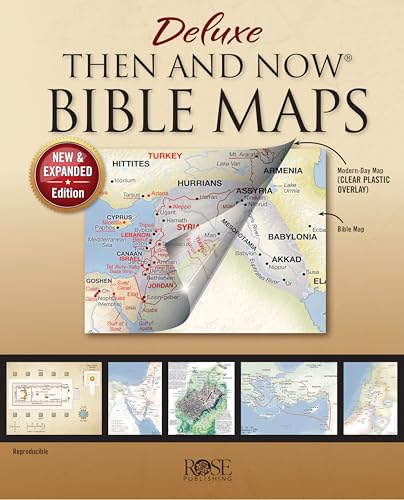 Deluxe Then and Now Bible Maps: New and Expanded Edition - Spiral