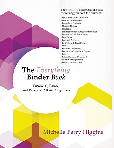 The Everything Binder Book: Financial, Estate, and Personal Affairs Organizer - Paperback