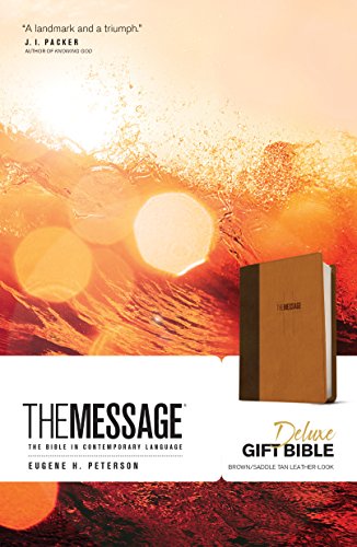 Message Deluxe Gift Bible: The Bible in Contemporary Language - Imitation Leather