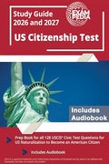 US Citizenship Test Study Guide 2026 and 2027: Prep Book for all 128 USCIS Civic Test Questions for US Naturalization to Become an American Citizen [I - Paperback