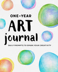One-Year Art Journal: Daily Prompts to Spark Your Creativity - Paperback