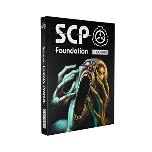 Scp Foundation Artbook Black Journal - Paperback