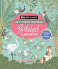 Brain Games - Sticker by Number: Gilded Gardens (24 Images to Sticker): Includes 2 Foil Sticker Sheets to Complete Each Image! - Paperback