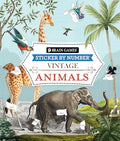Brain Games - Sticker by Number - Vintage: Animals (28 Images to Sticker) - Paperback