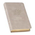 KJV Bible Compact Faux Leather Taupe - Leather