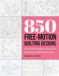 850 Free-Motion Quilting Designs: Encyclopedia of Continuous-Line Patterns; Stitch Pictorial Motifs & Allover Textures - Paperback