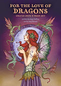 For the Love of Dragons Oracle Deck & Book Set: Artist Amy Brown's Special Collector's Set for Fortune-Telling with 44 Pink Gilt-Edged Cards, Organza - Other