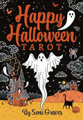 Happy Halloween Tarot: 78 Spooky Tarot Cards with Gray Edges, Playful Iconic Halloween Imagery, Whimsical Witches, Skeletons & Pumpkins, 128-Page Illu - Other