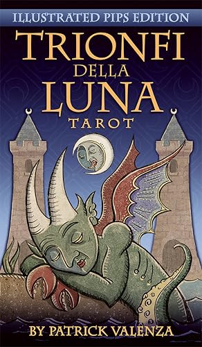 Trionfi Della Luna Tarot: Fully Illustrated 78-Card Tarot Deck Inspired by Marseilles Style Tarot, Includes 68-Page Booklet of Card Meanings, Packaged - Other