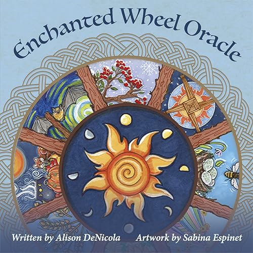 Enchanted Wheel Oracle: 45 Round Cards with Hand-Painted Art-- Explore Spiritual Pathways, Portals, and Elemental Energy with the Celtic Wheel of the - Other