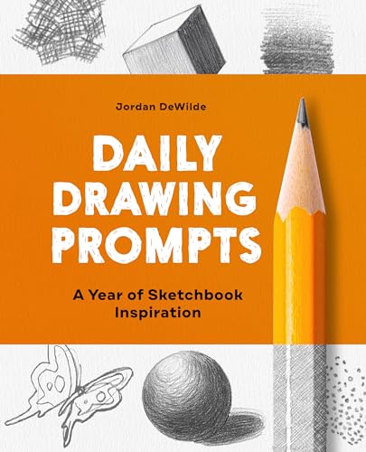 Daily Drawing Prompts: A Year of Sketchbook Inspiration - Paperback