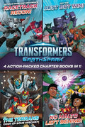 Transformers Earthspark 4 Action-Packed Chapter Books in 1!: Optimus Prime and Megatron's Racetrack Recon!; The Terrans Cook Up Some Mischief!; May th - Hardcover