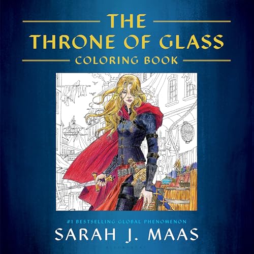 The Throne of Glass Coloring Book - Paperback